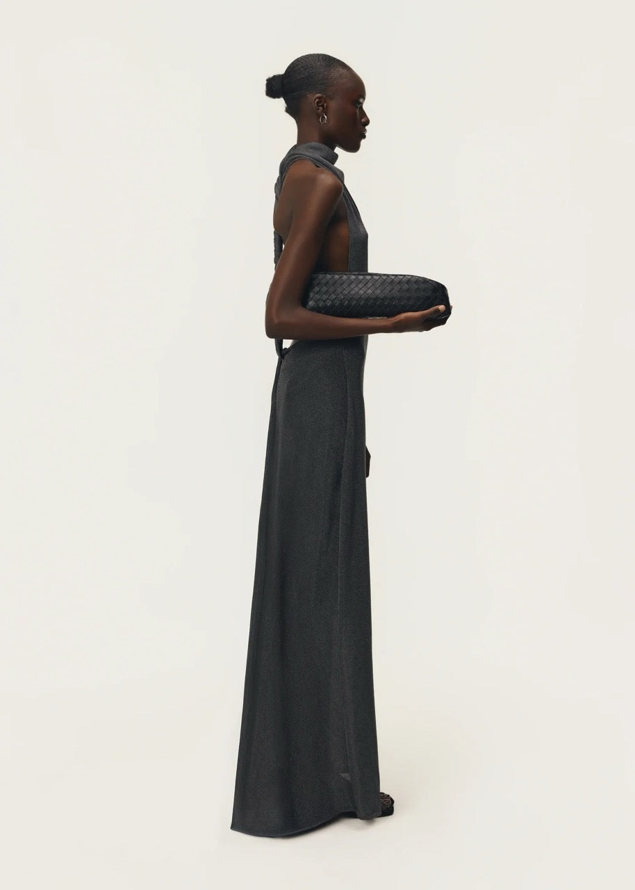 ARCINA ORI ROMY DRESS CHROME METALLIC SIZE 8 (S) by Arcina Ori available for hire in Ivanhoe, VIC