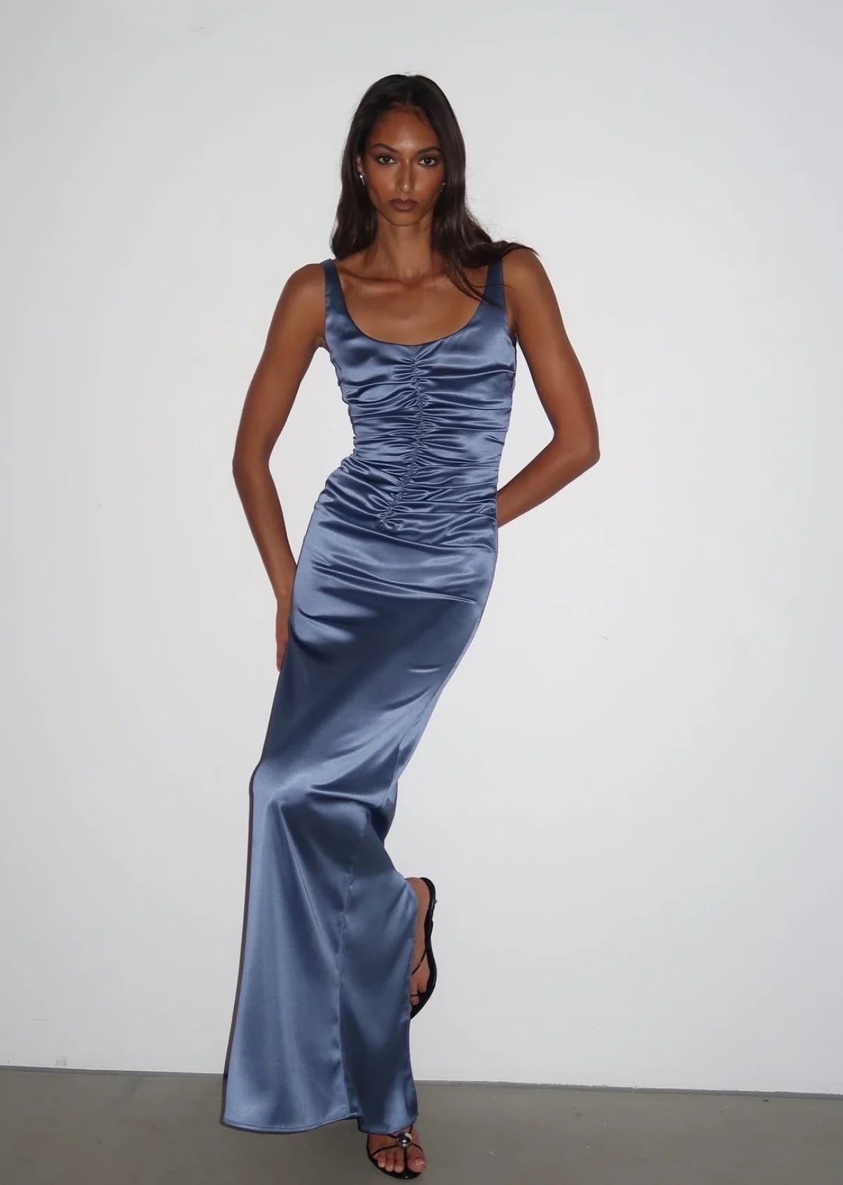 Atlein Gown in Blue by Ance Gria available for hire in Gold Coast, QLD