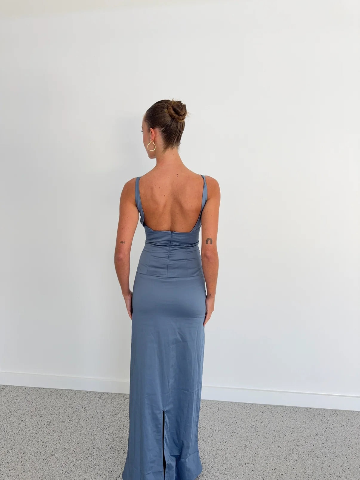 Atlein Gown in Blue by Ance Gria available for hire in Gold Coast, QLD