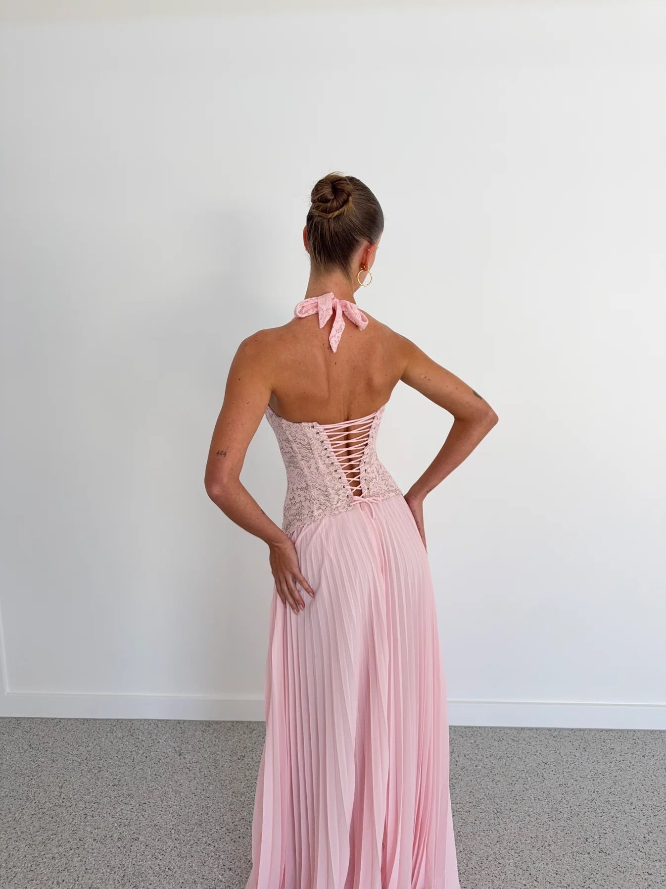 Gaia Dress in Pink by Fenity available for hire in Gold Coast, QLD