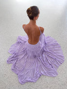Lily Dress in Purple by Fenity available for hire in Gold Coast, QLD