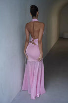 DECONDUARTE RTW – FLORIAN MAXI DRESS PINK  by Deconduarte available for hire in Earlwood, NSW