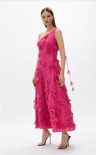 Rachel Gilbert Ianthe Dress Pink 1/AU8 by Rachel Gilbert available for hire in Hampton East, VIC
