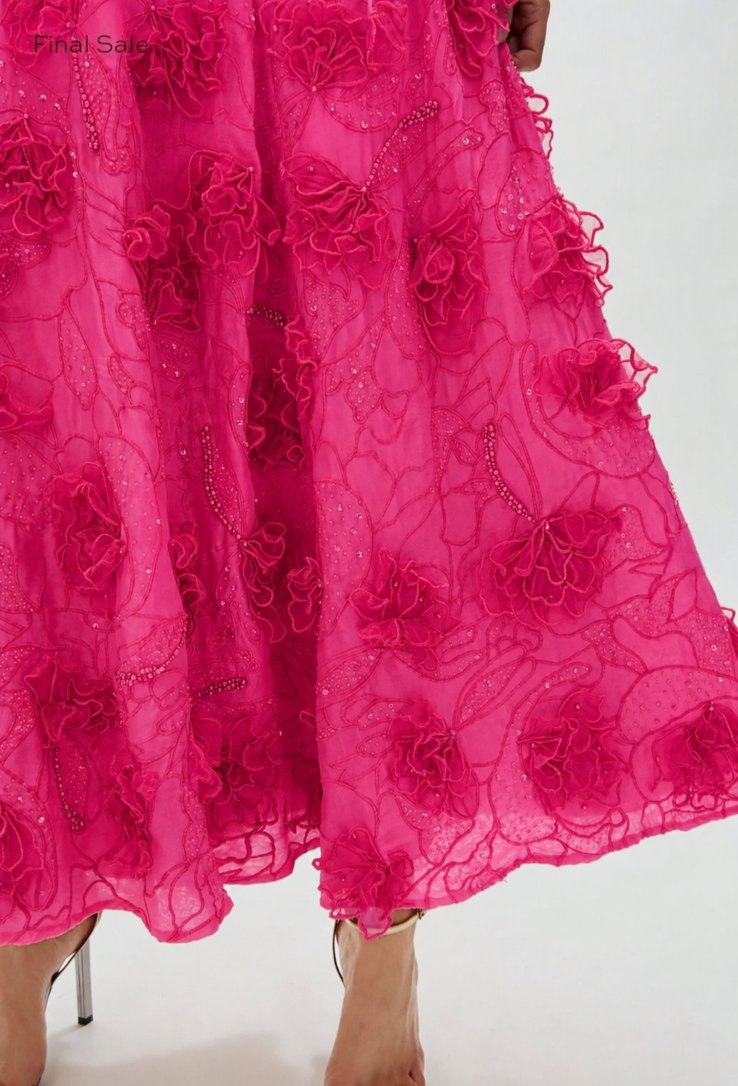 Rachel Gilbert Ianthe Dress Pink 1/AU8 by Rachel Gilbert available for hire in Hampton East, VIC