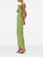 Rachel Gilbert Jensen Dress Green 6/AU18 by Rachel Gilbert available for hire in Hampton East, VIC