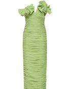 Rachel Gilbert Jensen Dress Green 6/AU18 by Rachel Gilbert available for hire in Hampton East, VIC