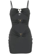 Christopher Esber pierced orbit mini dress grey by Christopher Esber available for hire in Australia