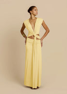 ARCINA ORI JADE DRESS LEMON SIZE 8 (S) by Arcina Ori available for hire in Ivanhoe, VIC
