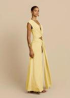 ARCINA ORI JADE DRESS LEMON SIZE 8 (S) by Arcina Ori available for hire in Ivanhoe, VIC