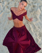 Alessia Plum Set  by Arcina Ori available for hire in Bondi, NSW