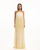 Mare Butter Yellow Dress by MATTER available for hire in Australia