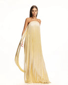 Mare Butter Yellow Dress by MATTER available for hire in Australia