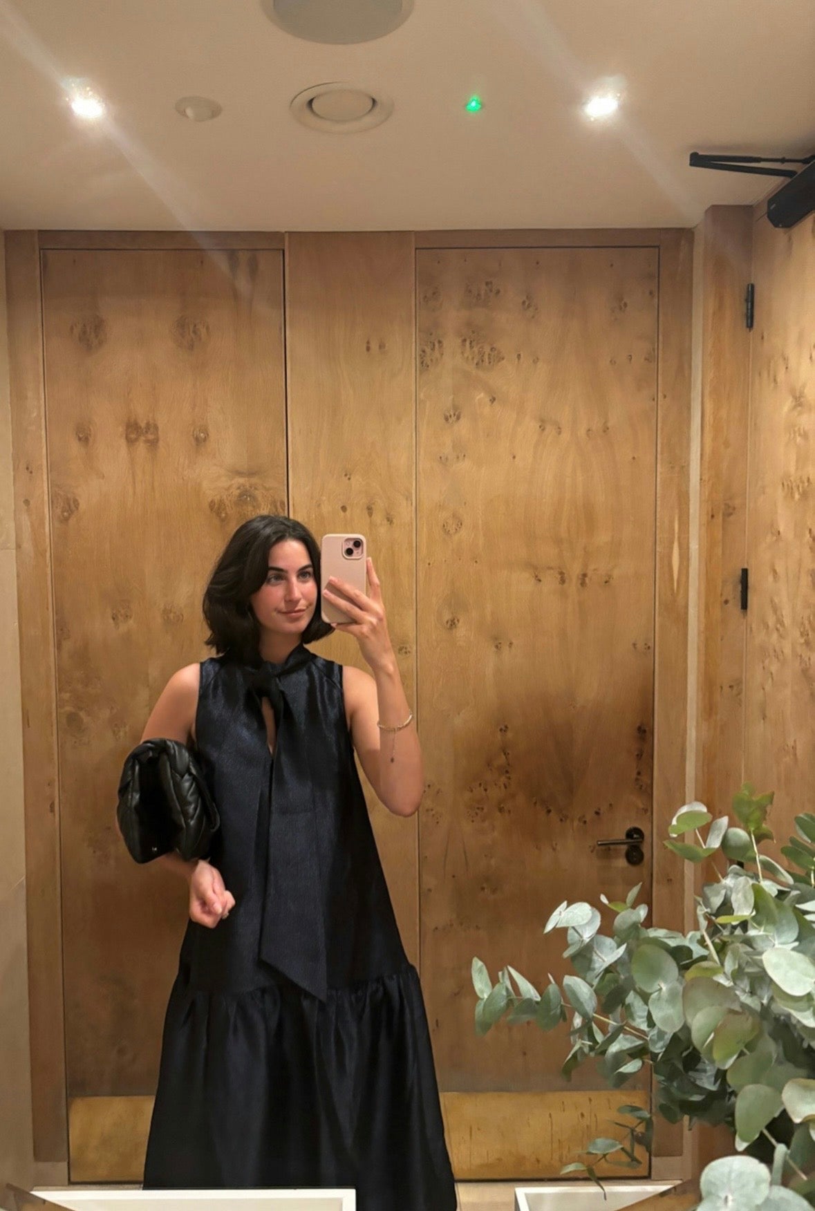 Satin Pussybow Midi Online by ME+EM available for hire in Australia