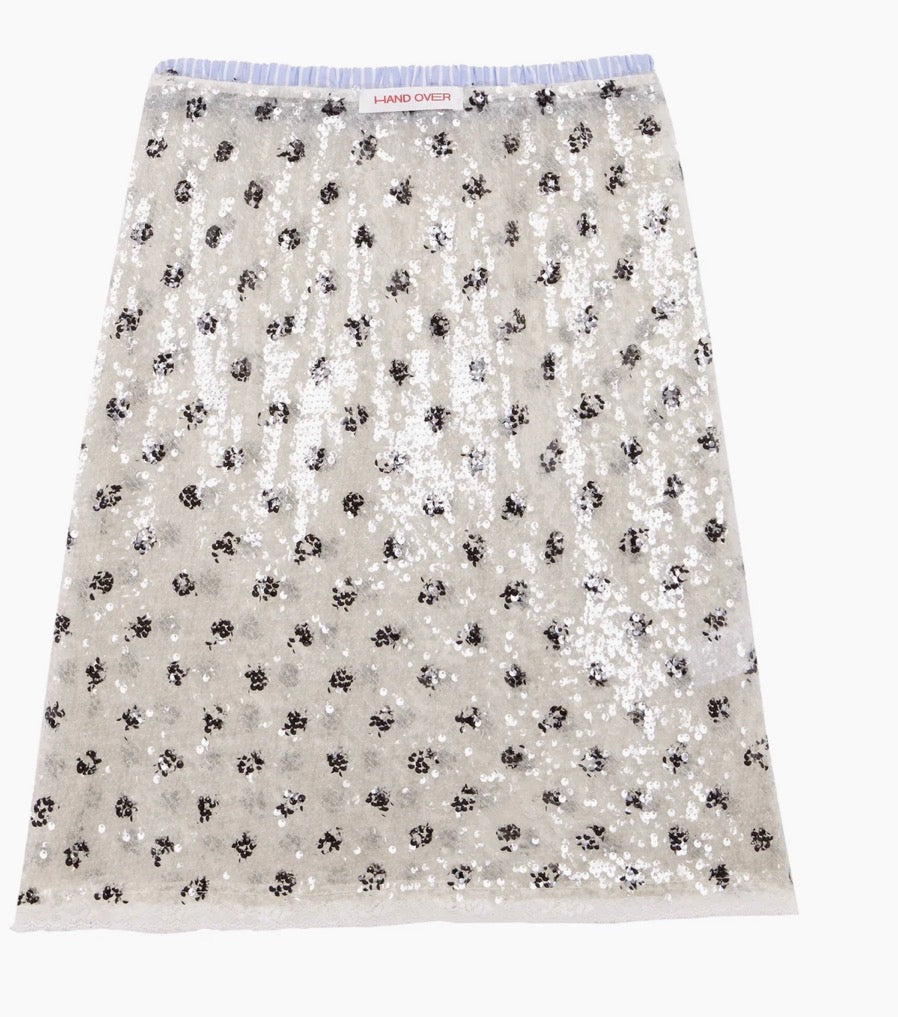 Leandro’s midi skirt  by Handover  available for hire in Tanilba bay , NSW