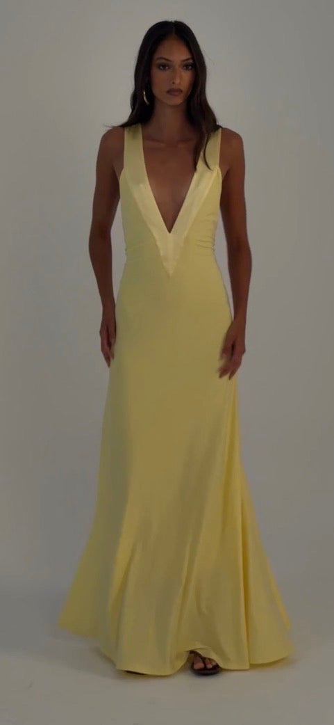 Rosa gown  by Ance Gria available for hire in Tanilba bay , NSW