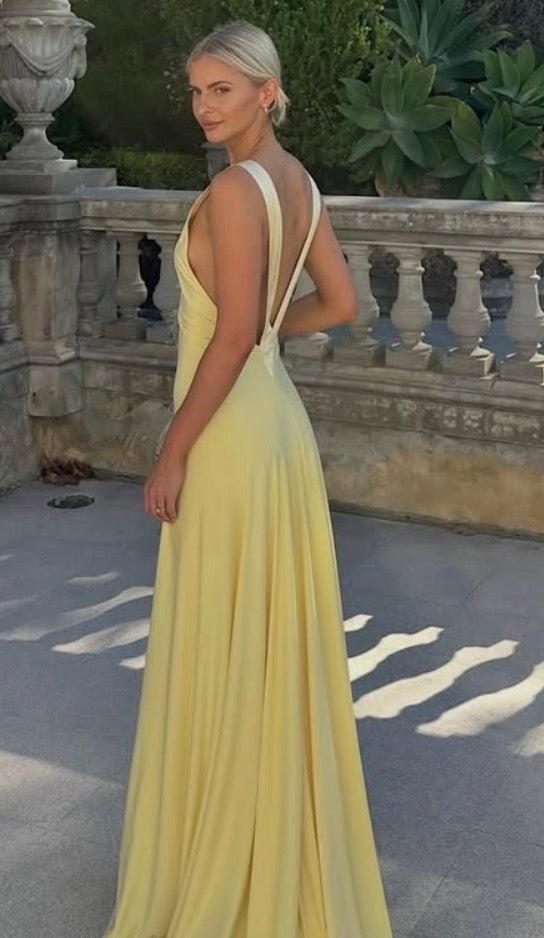 Rosa gown  by Ance Gria available for hire in Tanilba bay , NSW