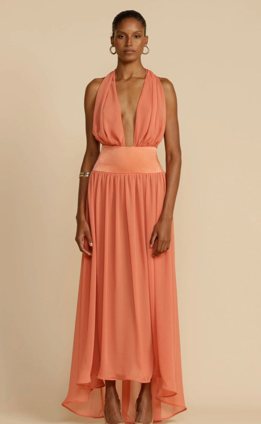 Serena dress  by Arcina Ori available for hire in Tanilba bay , NSW