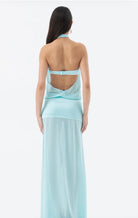 Serena dress  by Hntr the label  available for hire in Tanilba bay , NSW