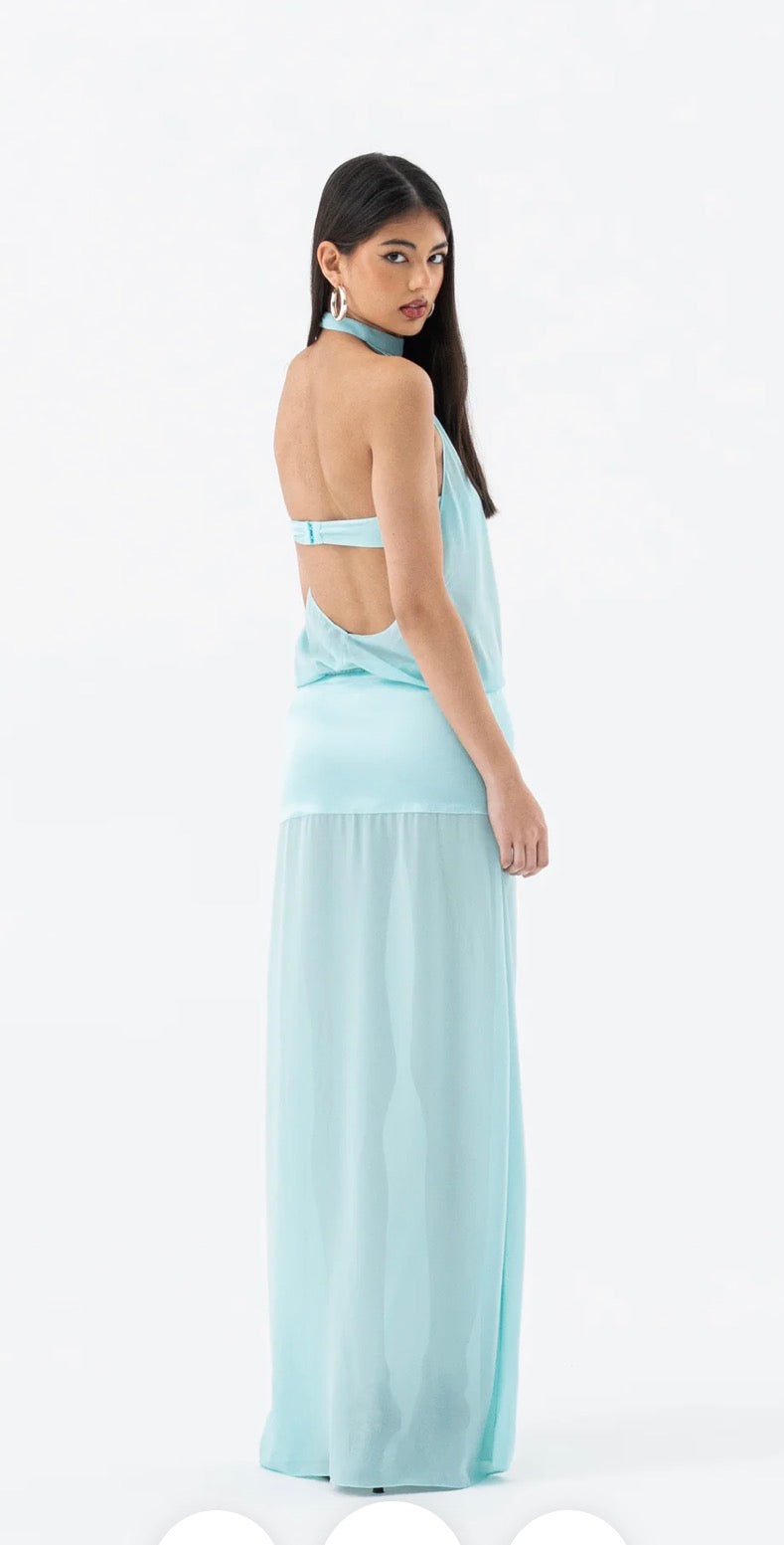 Serena dress  by Hntr the label  available for hire in Tanilba bay , NSW