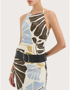 Lola Pleated Midi Dress by SIR available for hire in Australia