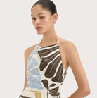Lola Pleated Midi Dress by SIR available for hire in Australia