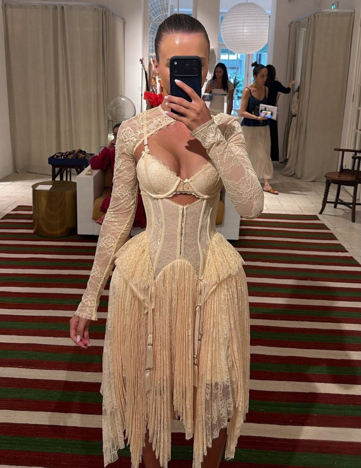 VALIANT LINGERIE MINI DRESS by Zimmermann available for hire in Sydney, NSW