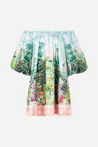 CAMILLA Arches of Amor Off Shoulder Puff Dress – Size M / AU 12 by Camilla available for hire in Dawesville, Western Australia