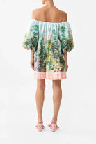 CAMILLA Arches of Amor Off Shoulder Puff Dress – Size M / AU 12 by Camilla available for hire in Dawesville, Western Australia