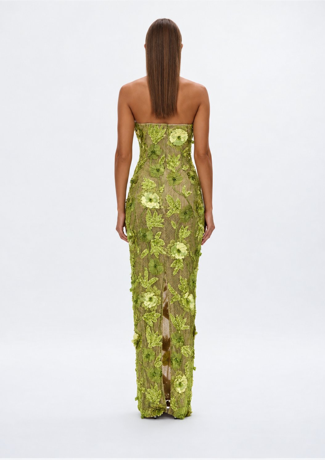 Pierre Gown Citrus Size 10 by Rachel Gilbert available for hire in Hampton East, VIC