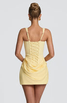 BABYBOO CORNELIA MINI DRESS YELLOW SIZE 8, 10 by Babyboo available for hire in Ivanhoe, VIC