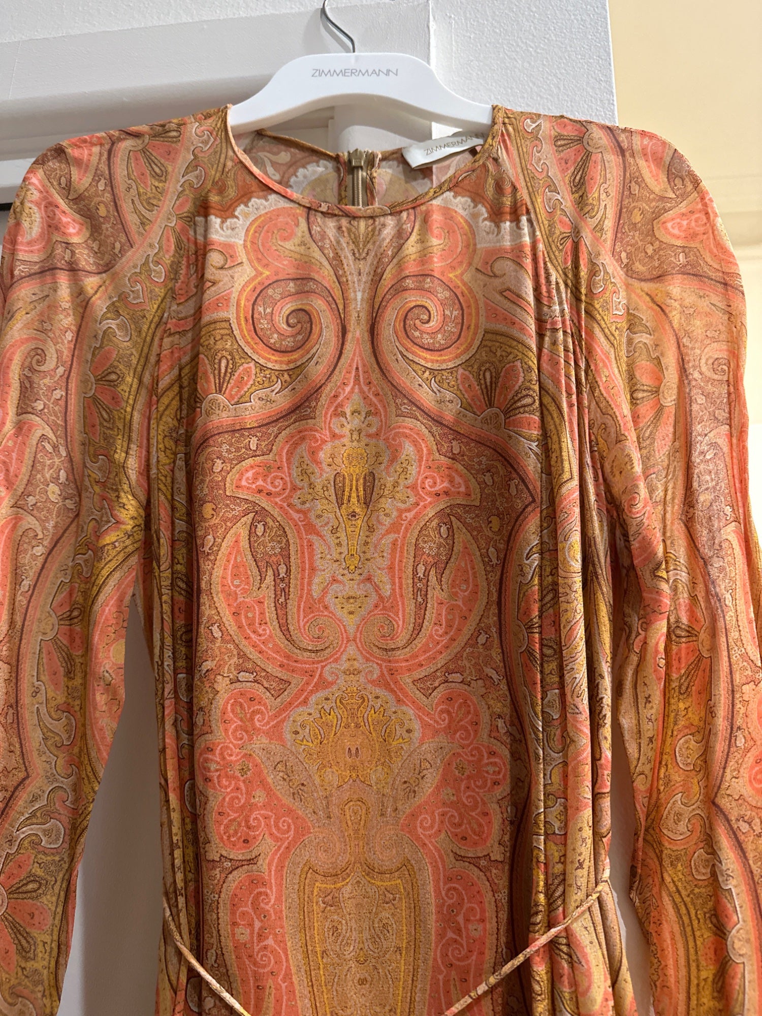 Zimmermann Tranquility Sheath dress by Zimmerman  available for hire in Glen Iris, Victoria
