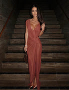 Leia Drape Maxi Dress  by Bec & Bridge available for hire in Bondi, NSW