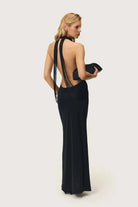Ance Gria Jean Dress Black Size 8 by Ance Gria available for hire in Ivanhoe, VIC