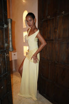 Zephyra maxi dress  by Deconduarte available for hire in Gold Coast, Queensland