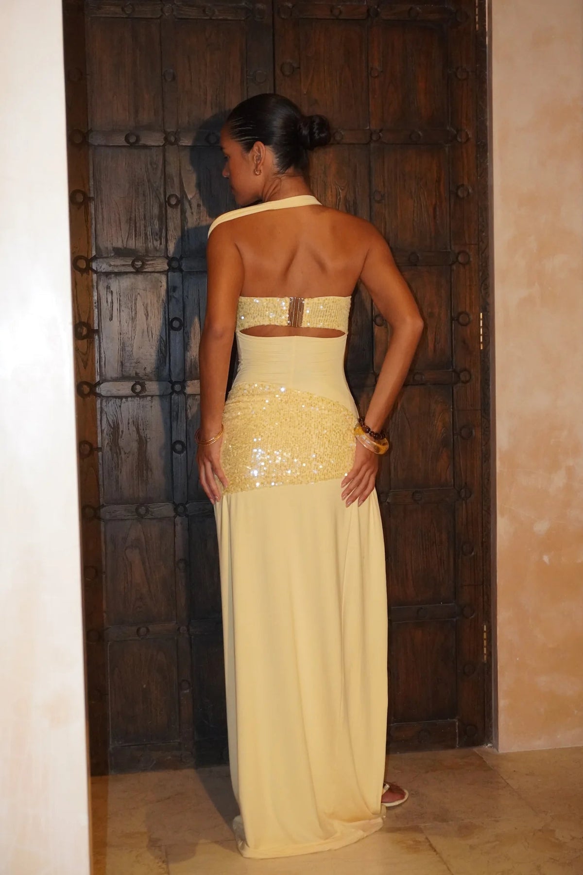 Zephyra maxi dress  by Deconduarte available for hire in Gold Coast, Queensland