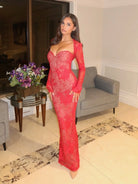 Lucienne Maxi Dress by House of CB available for hire in Gold Coast, Queensland