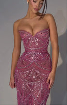 Blush Majesty Dress  by Albina Dyla available for hire in Australia