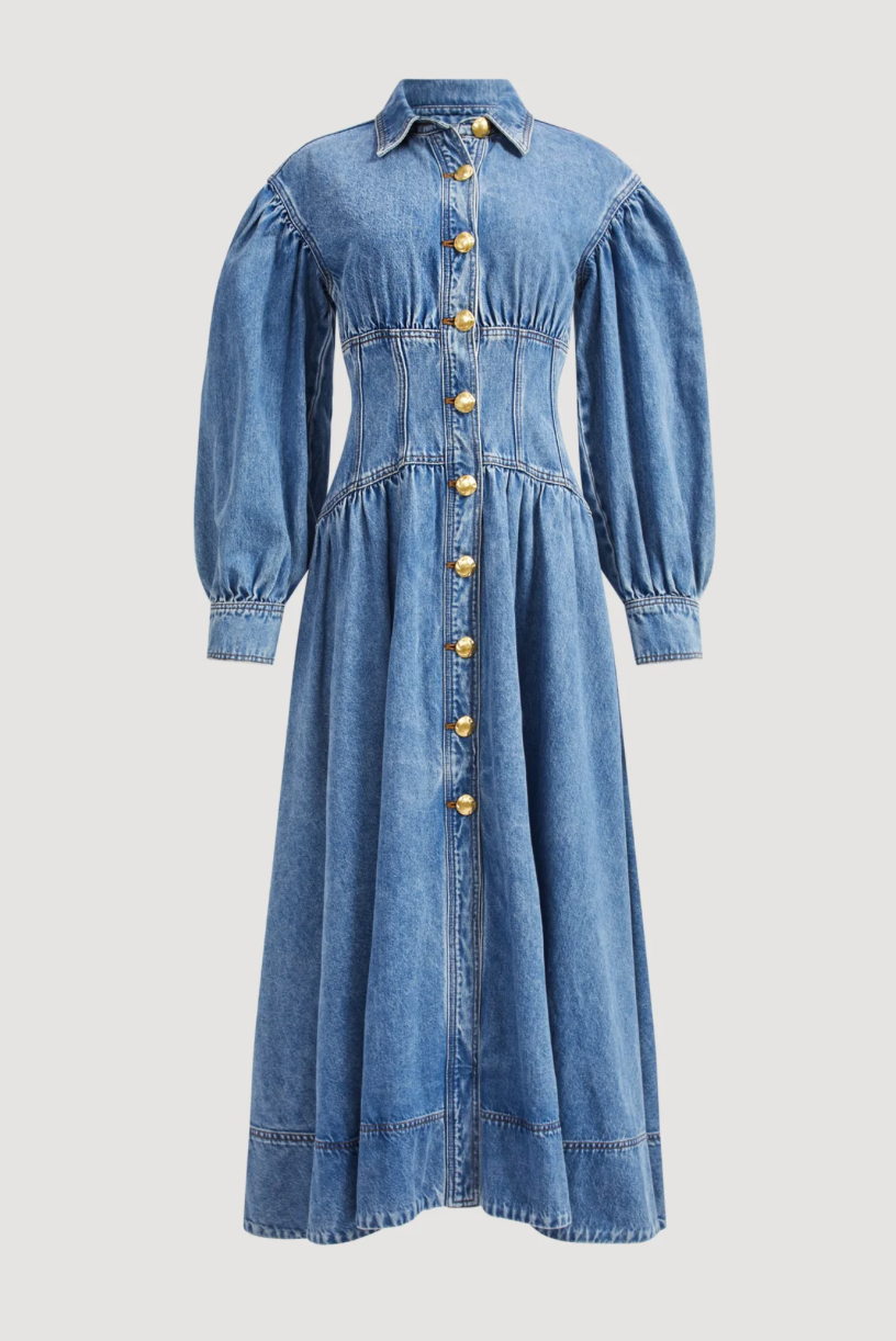 Lorraine Denim Dress by Aje available for hire in Australia