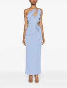 Christopher Esber Carina Interlinked Dress Blue by Christopher Esber available for hire in Hampton East, VIC