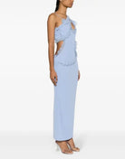 Christopher Esber Carina Interlinked Dress Blue by Christopher Esber available for hire in Hampton East, VIC