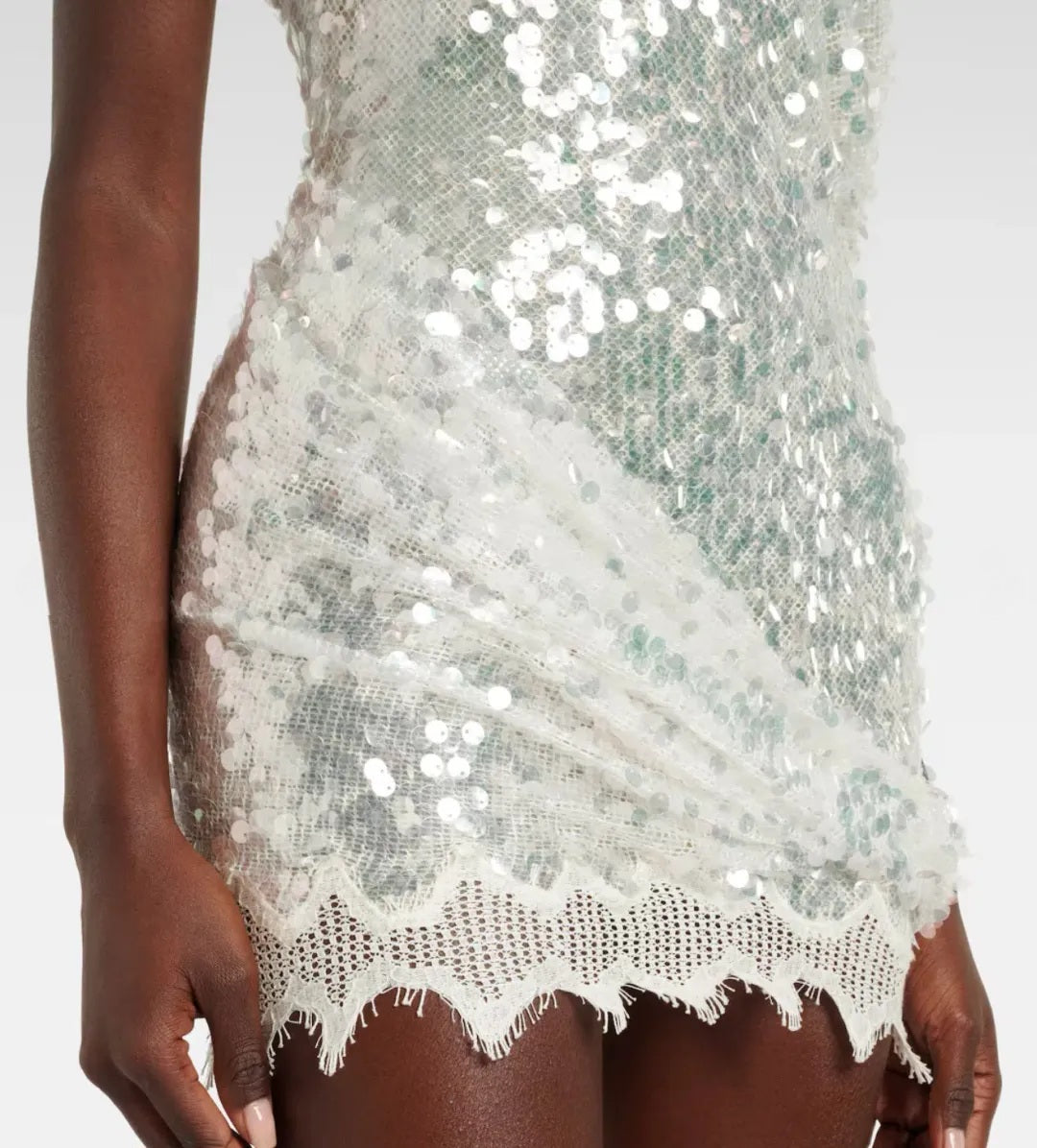 Opaline Sequin Mini Dress Size 10 by Christopher Esber available for hire in Hampton East, VIC