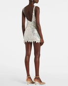 Opaline Sequin Mini Dress Size 10 by Christopher Esber available for hire in Hampton East, VIC