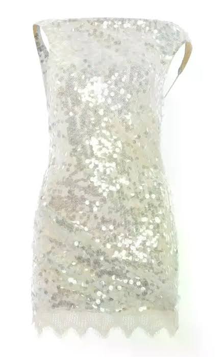 Opaline Sequin Mini Dress Size 10 by Christopher Esber available for hire in Hampton East, VIC