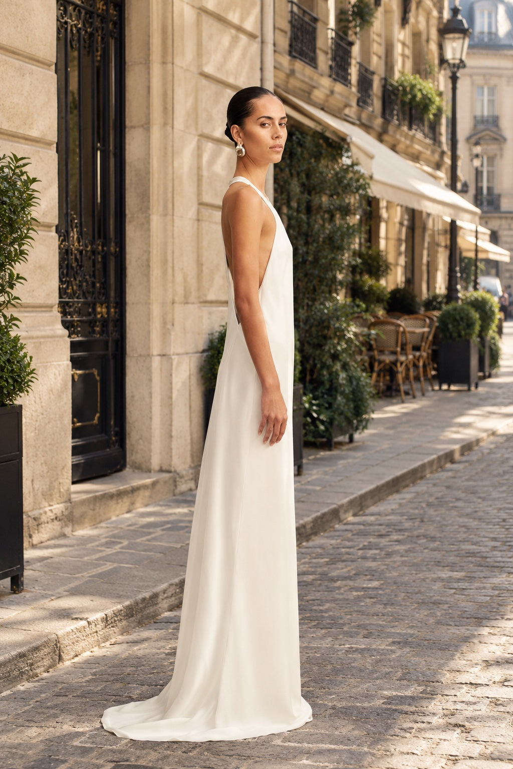 Savanna Racer Back Gown  by Shona Joy available for hire in Bondi, NSW