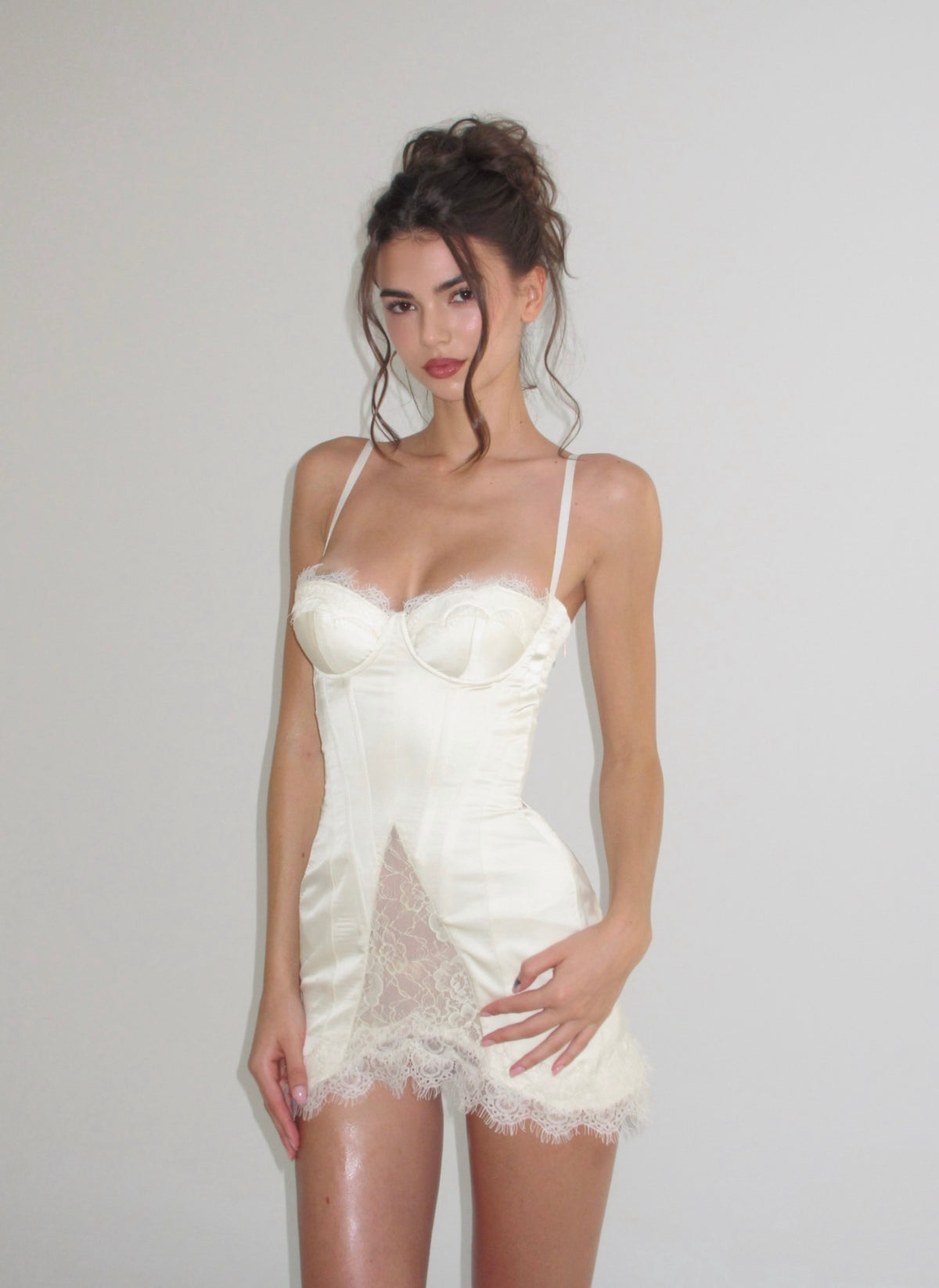 Emi corset micro dress  by Mali Marea available for hire in Bondi, NSW