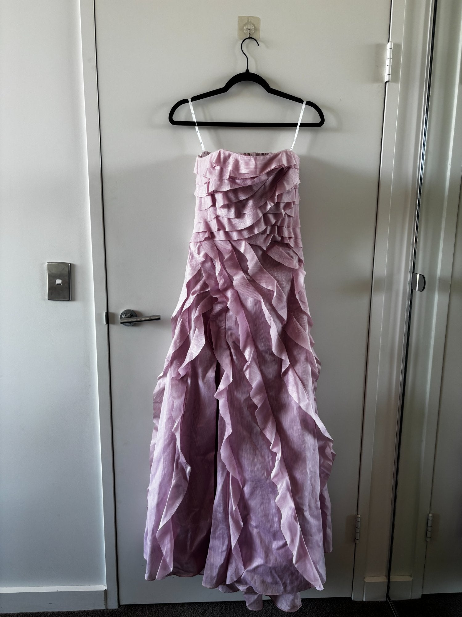 AJE Allarie Gown Pink Size 10 (FOR HIRE) by Aje available for hire in Australia