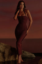 Silhouette Bandage Maxi  by House of CB available for hire in Coogee, NSW