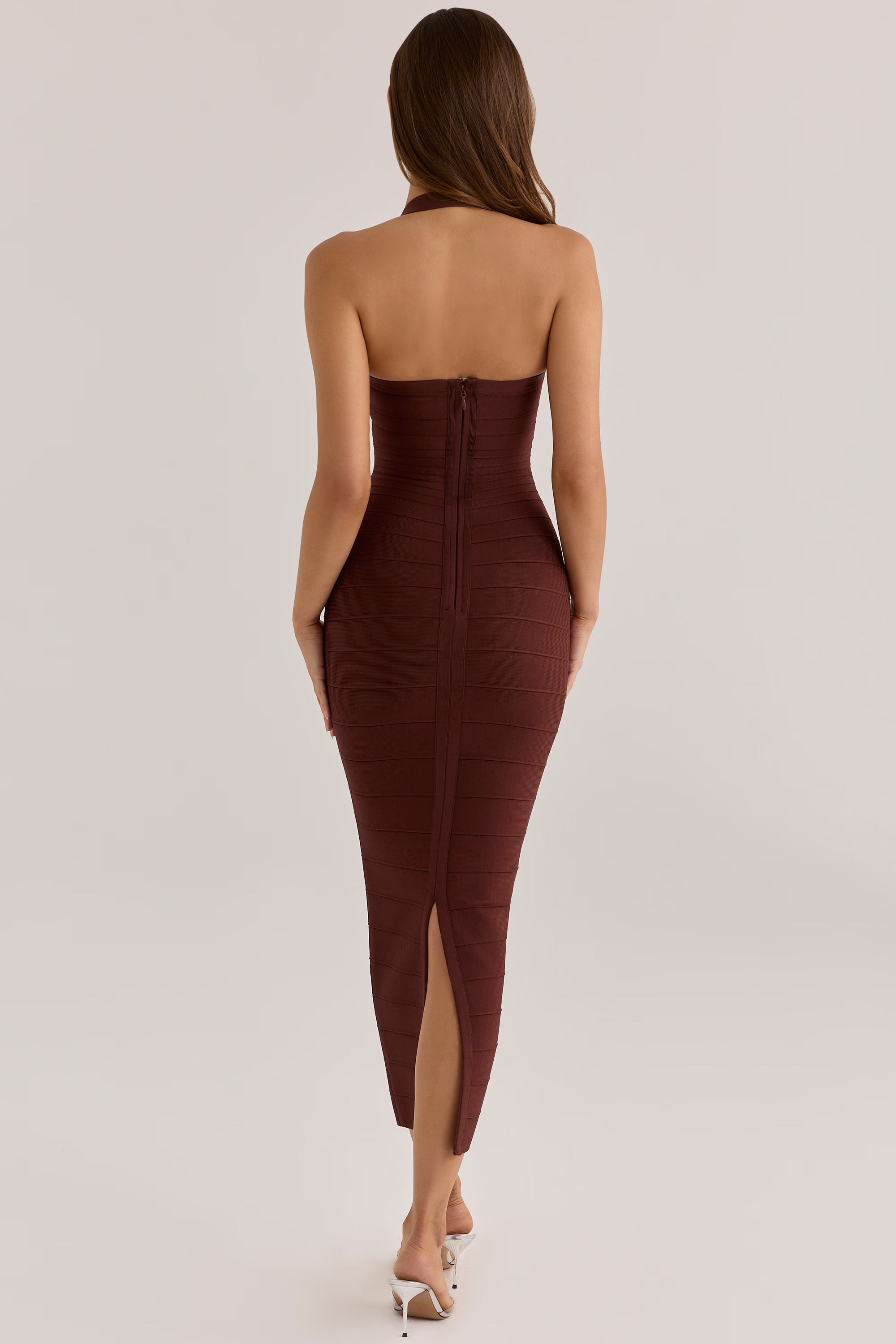 Silhouette Bandage Maxi  by House of CB available for hire in Coogee, NSW