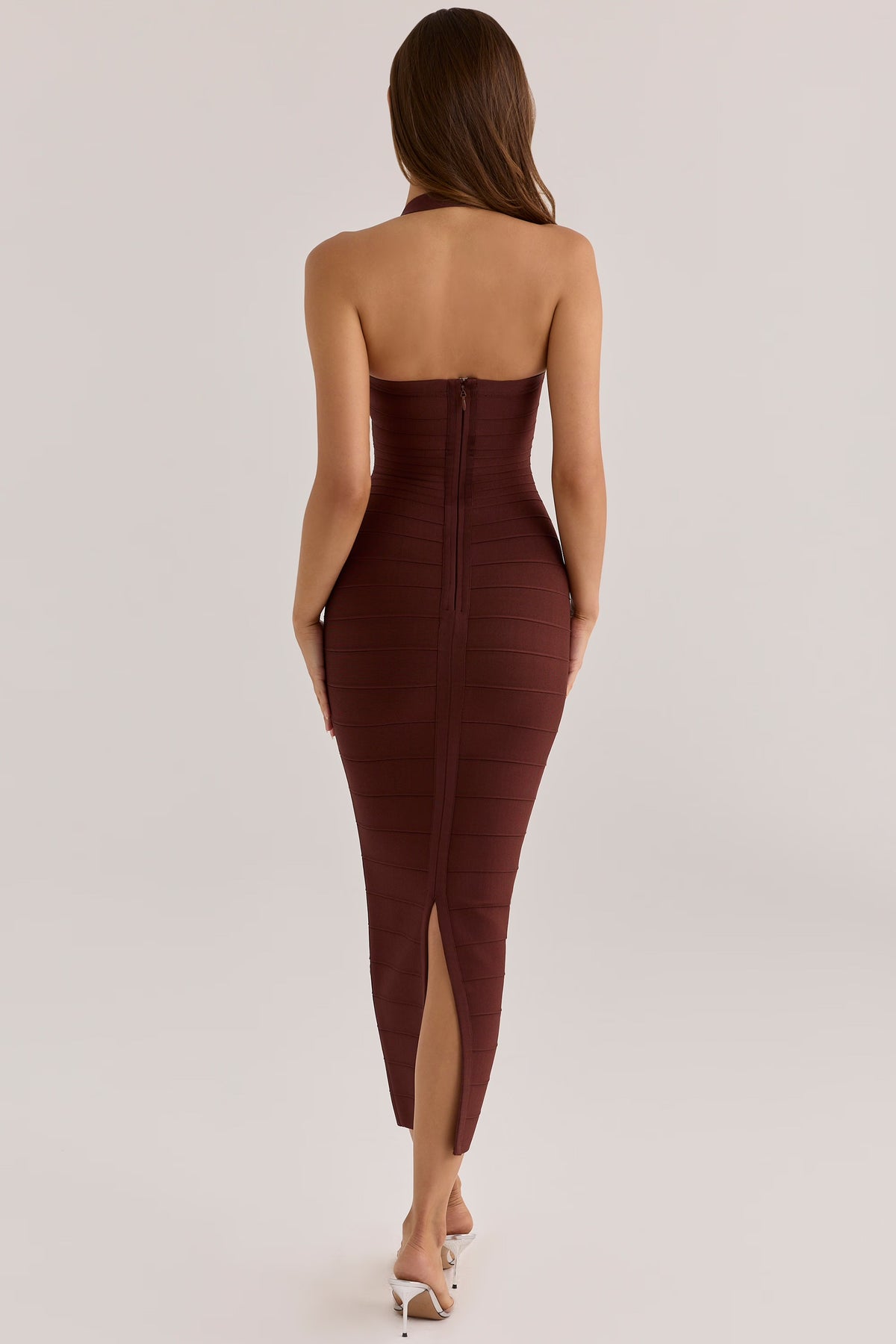 Silhouette Bandage Maxi  by House of CB available for hire in Coogee, NSW
