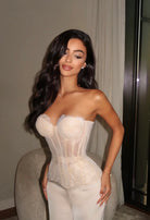 Gemini Lace Corset  by Leaina Mane  available for hire in Perth, WA